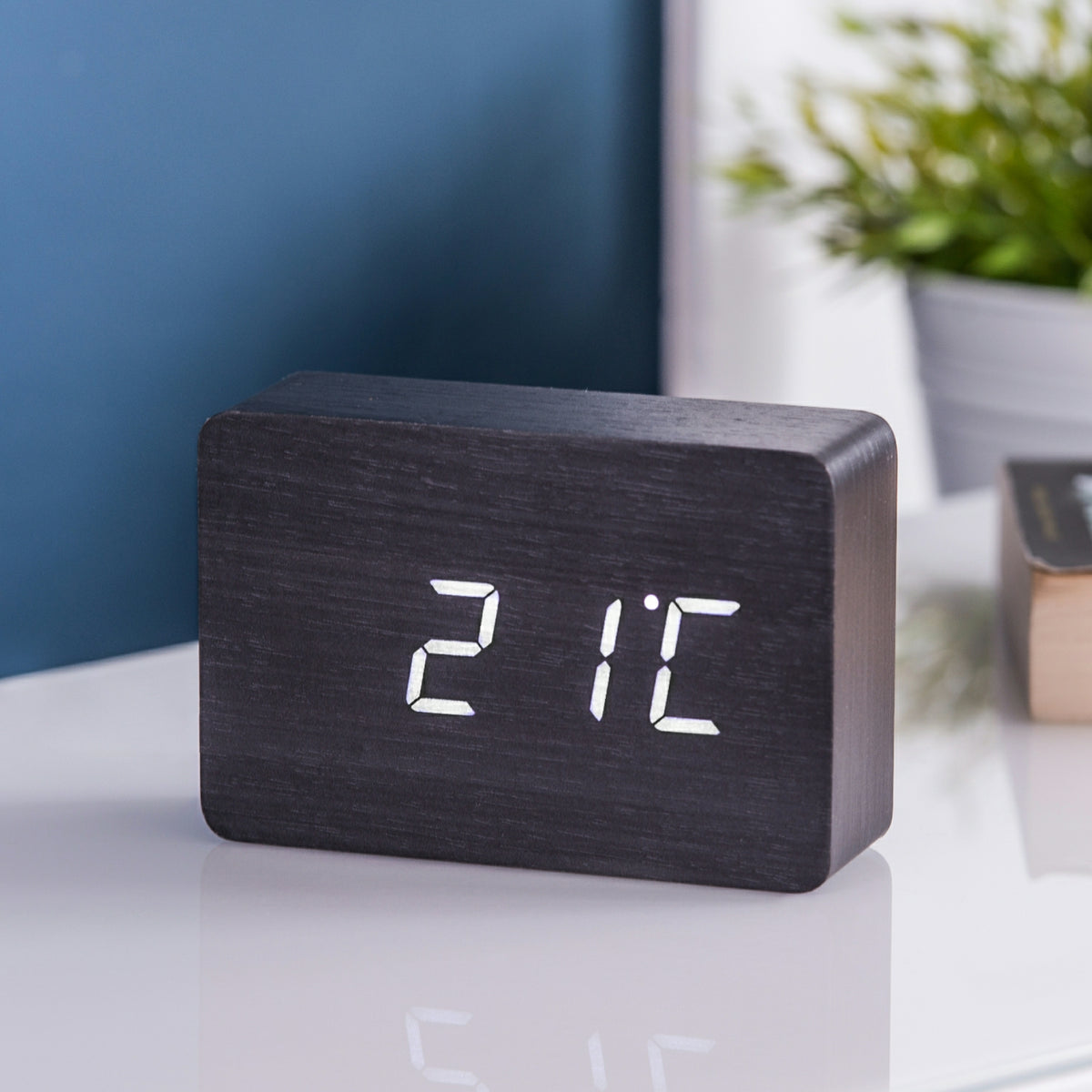 Gingko Brick Click Clock