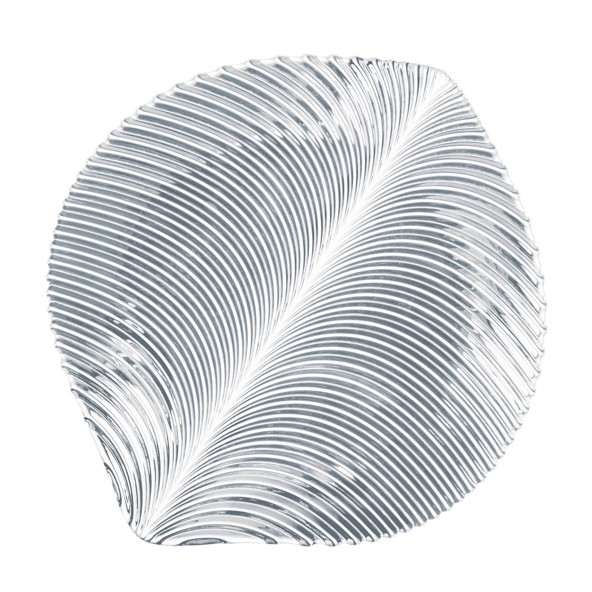 Nachtmann Mambo Leaf Glass Charger Plate, 32 cm - Set of 2
